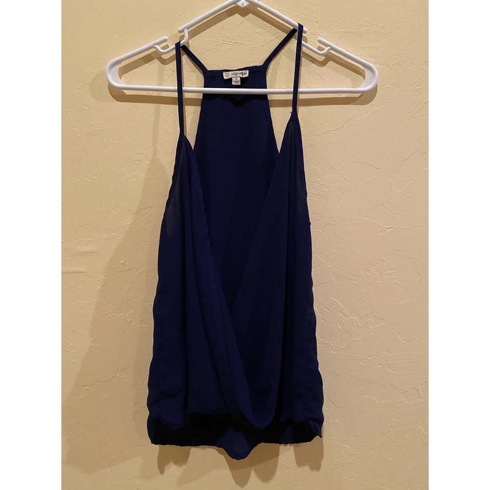 Lily White Crossover Tank Top